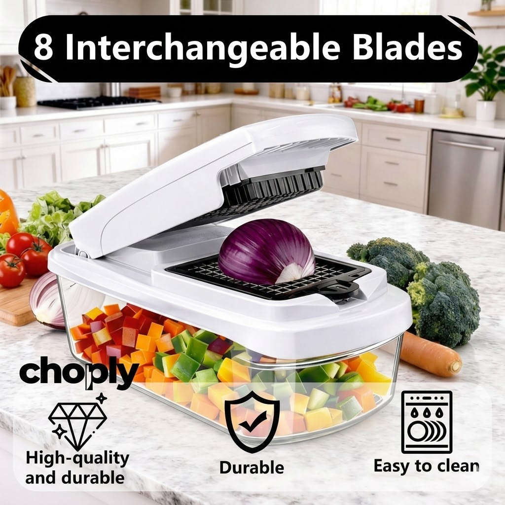 Choply 15-in-1 Veggie Chopper
